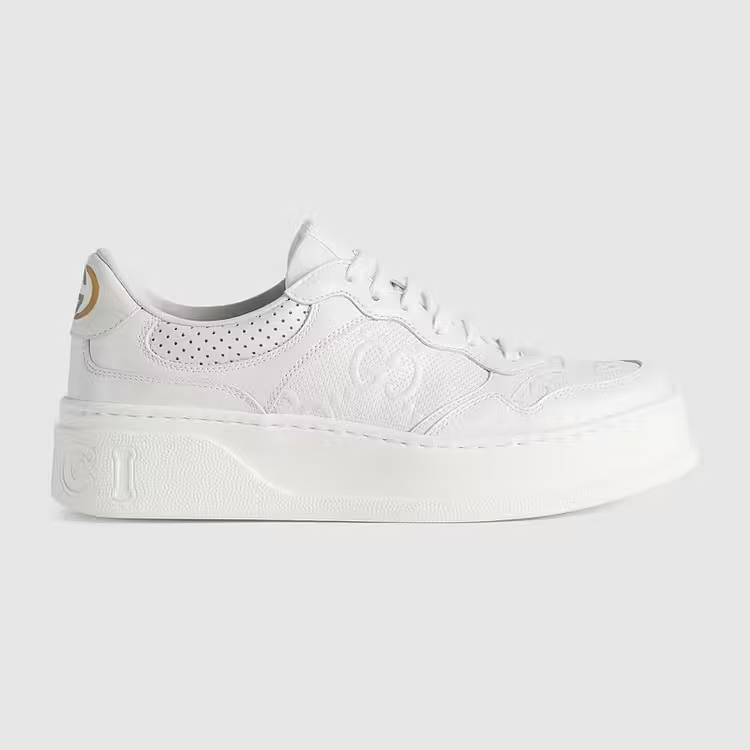 Women's GG sneaker - white leather