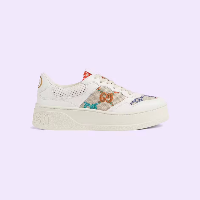 Women's GG sneaker - white leather
