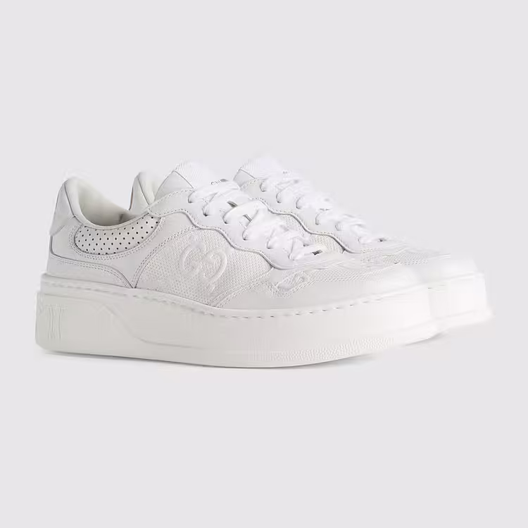 Women's GG sneaker - white leather