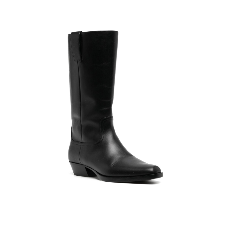 CHANELCC knee-high cowboy boots