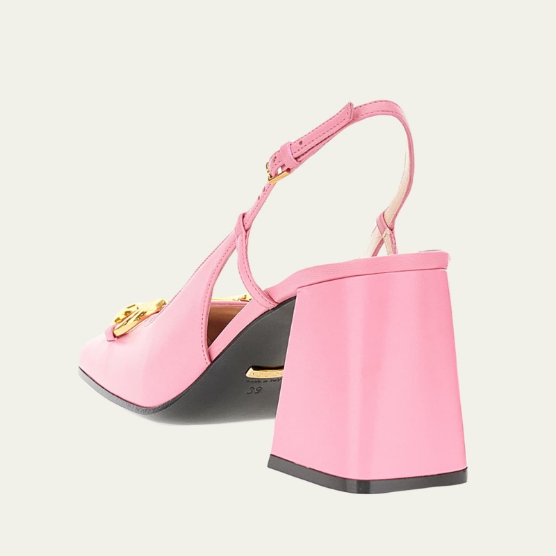 Baby 75mm Horse Bit Slingback Pumps