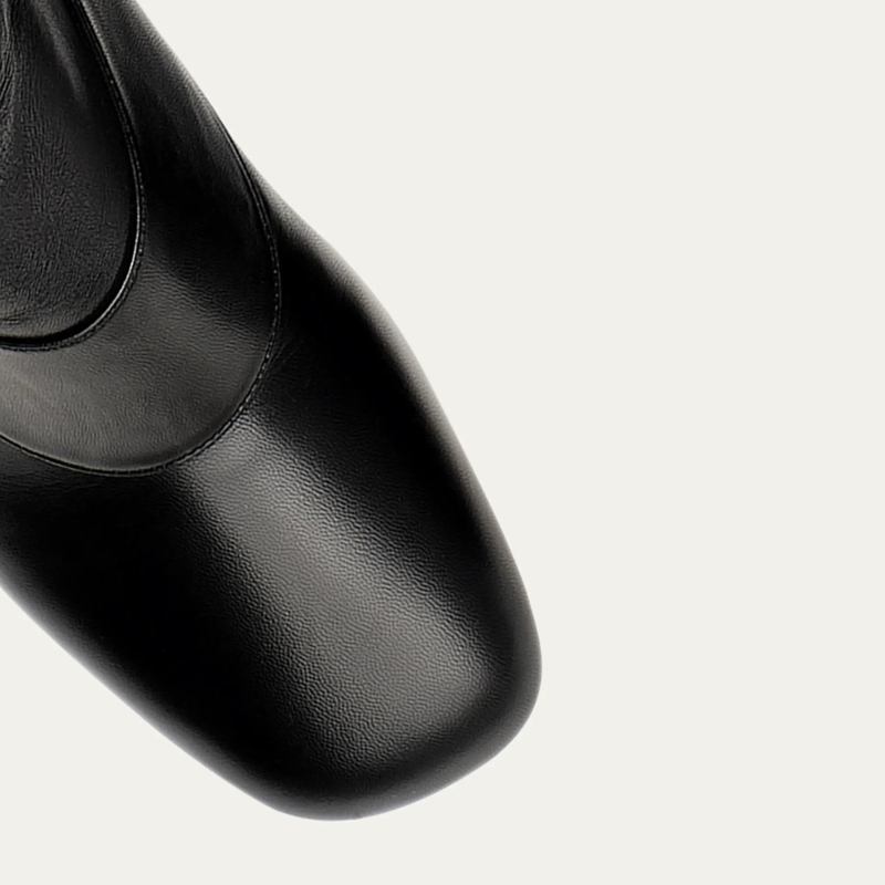 Blondie Leather Medallion Ankle Boots