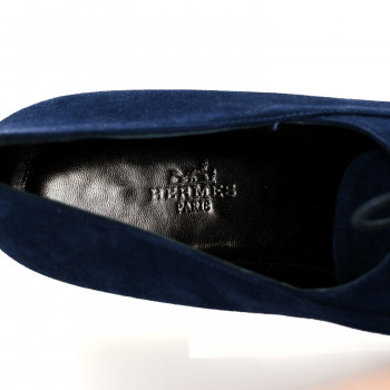 Suede Cap Toe Lace Up Oxfords