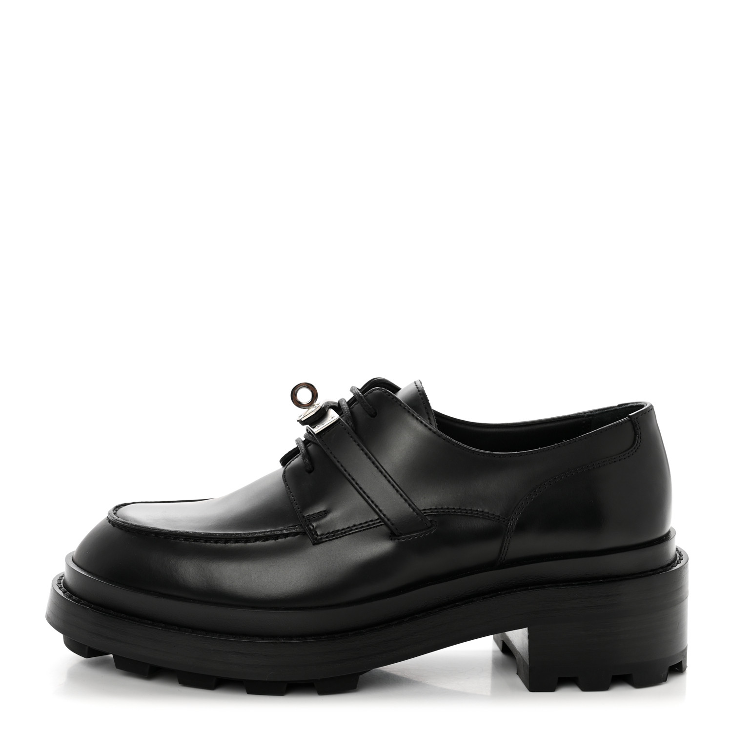 Glossed Calfskin First Oxford  Black