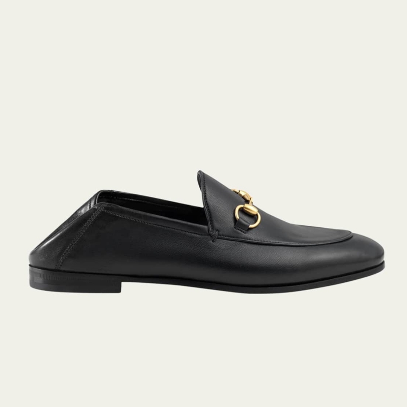 Brixton Leather Horsebit Loafers