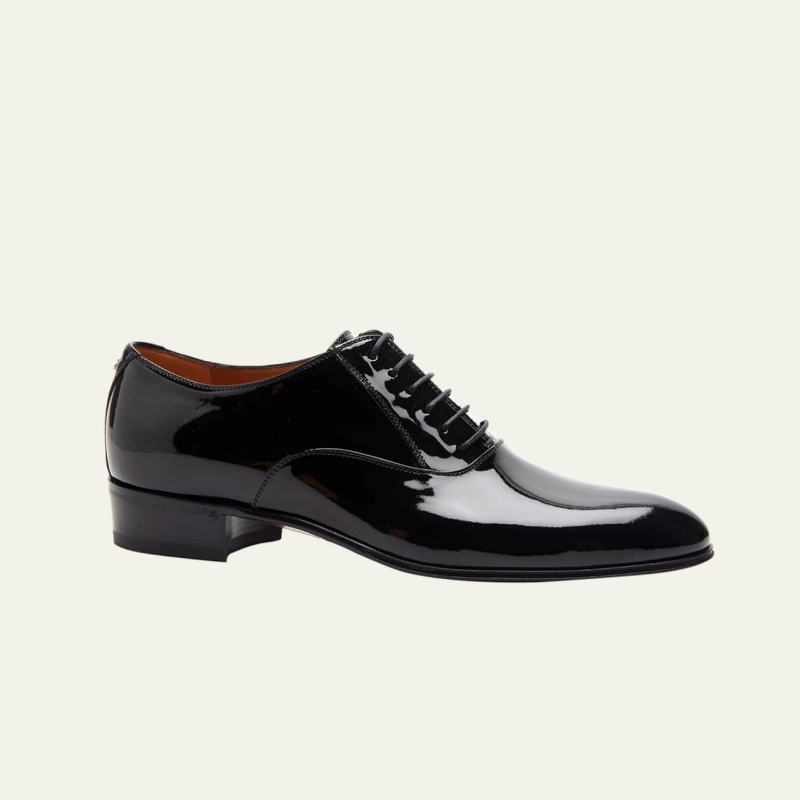 Men's Worsh Patent Leather Oxfords