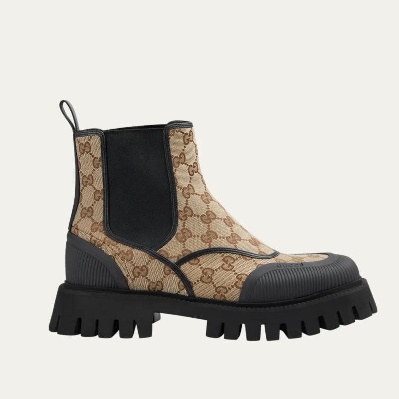 Men's Novo GG Canvas Chelsea Boots