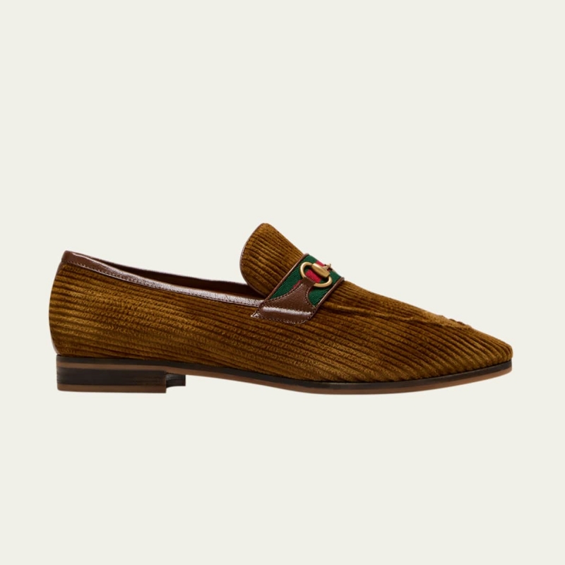 Men's Paride Corduroy Web Bit Loafers