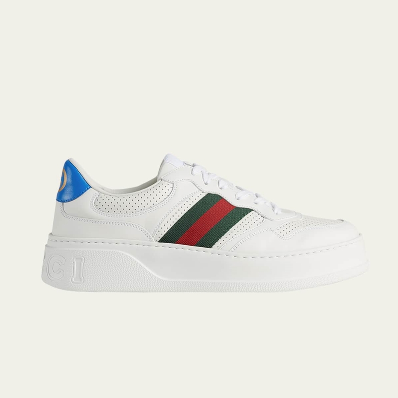 GUCCI Men's Chunky B Web Low-Top Sneakers