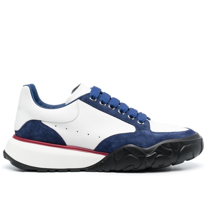 Alexander McQueen panelled leather sneakers