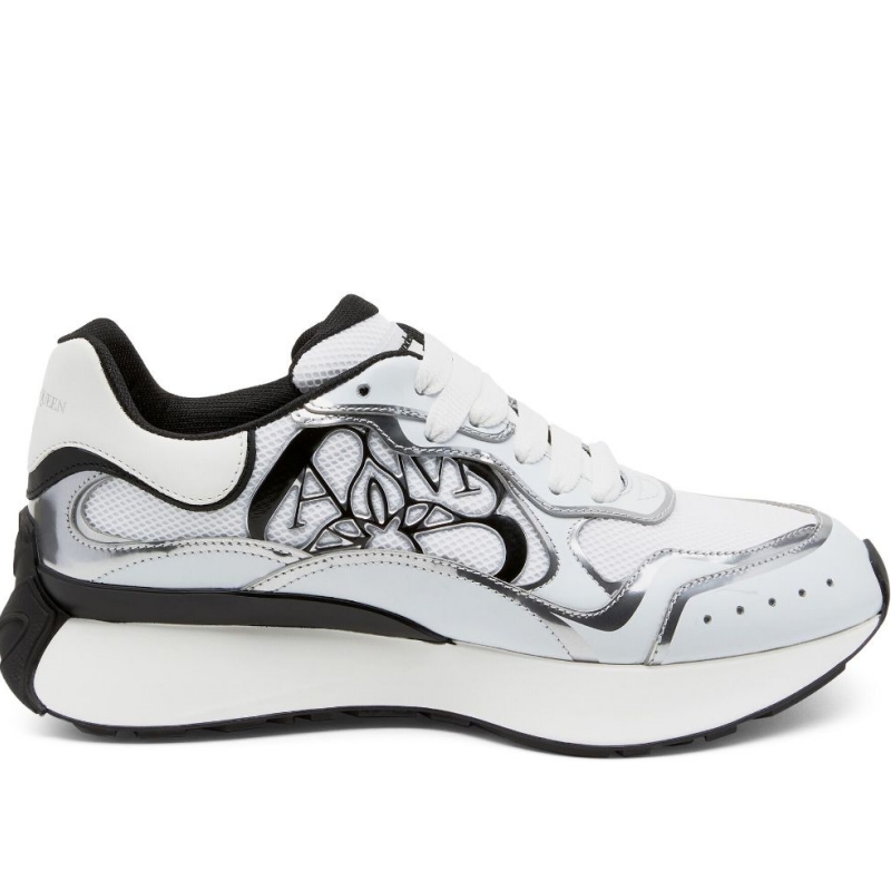 Alexander McQueen Sprint Runner printed low-top sneakers