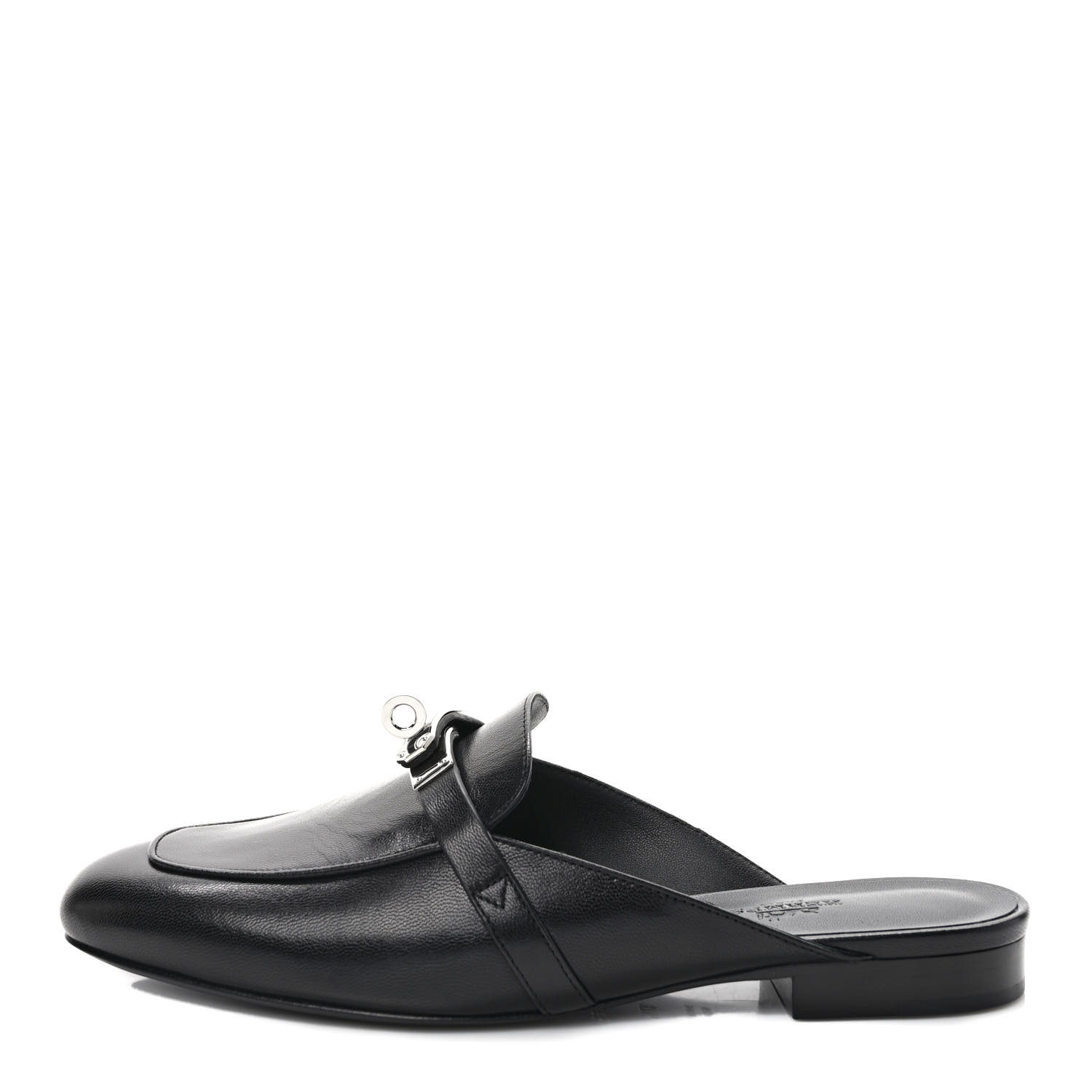 Goatskin Oz Mules  Black