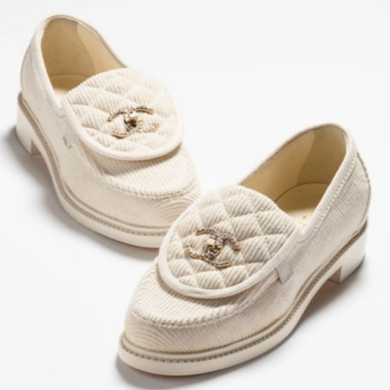 CHANEL | Plain Toe Casual Style Street Style Plain Block Heels