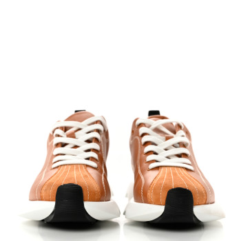 Calfskin Suede Goatskin Envol Sneakers  Naturel