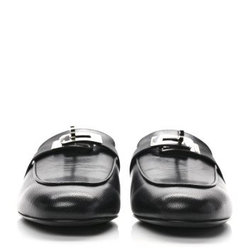 Goatskin Oz Mules  Black