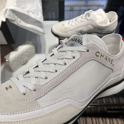 CHANEL | Casual Style Suede Street Style Plain Leather Elegant Style