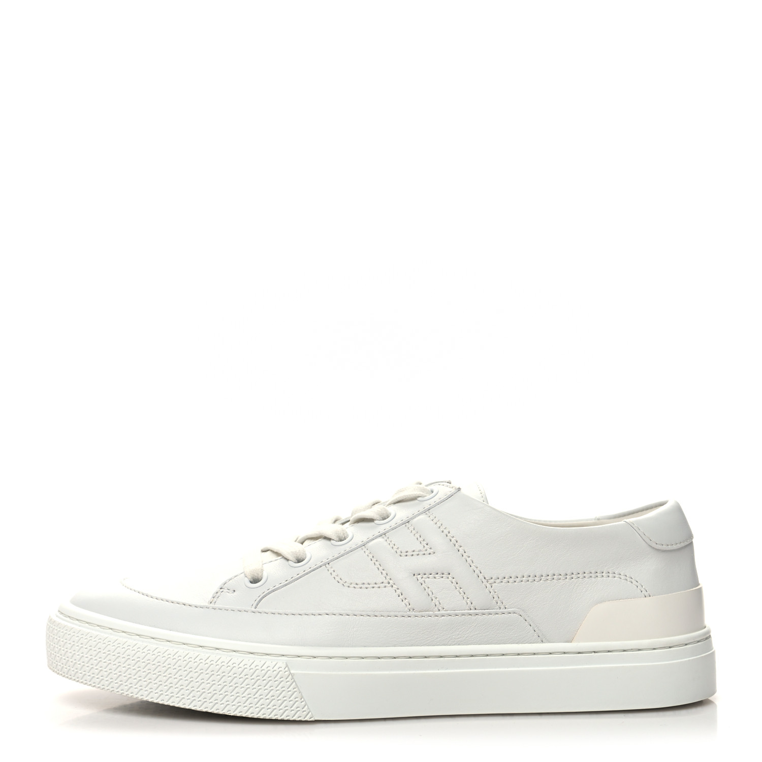 Calfskin Womens Deep Sneakers  White