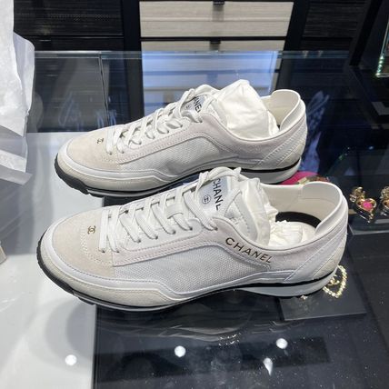 CHANEL | Casual Style Suede Street Style Plain Leather Elegant Style