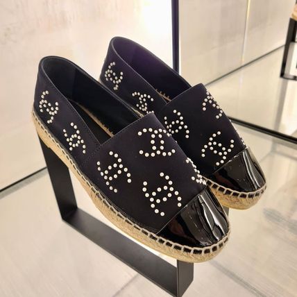 CHANEL | Casual Style Logo Slip-On Shoes