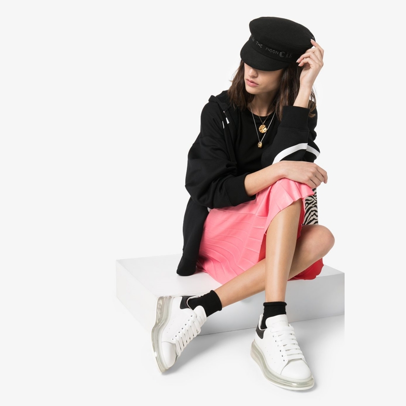 Alexander McQueen oversized leather platform sneakers