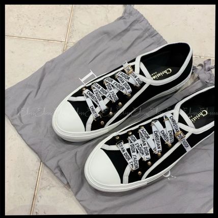 Christian Dior | Star Monogram Round Toe Casual Style Unisex Street Style