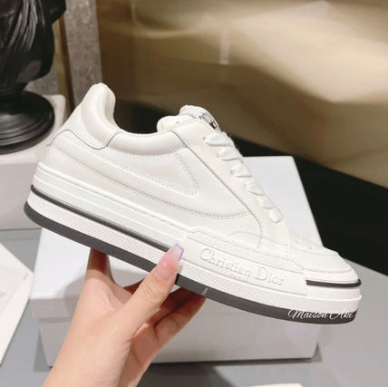 Christian Dior | Platform Casual Style Unisex Street Style Plain