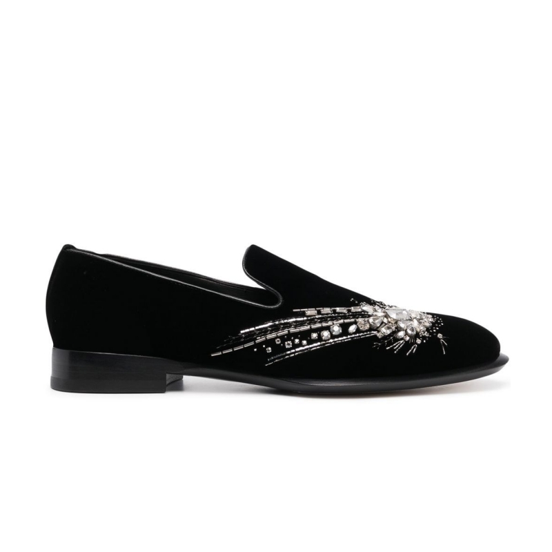 Alexander McQueen Astral Jewel crystal-embellished slippers