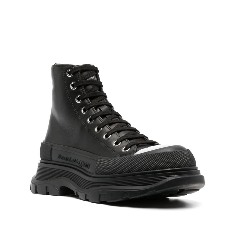Alexander McQueen Tread Slick lace-up boots