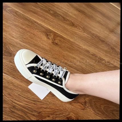 Christian Dior | Star Monogram Round Toe Casual Style Unisex Street Style