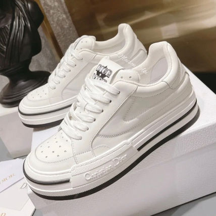 Christian Dior | Platform Casual Style Unisex Street Style Plain