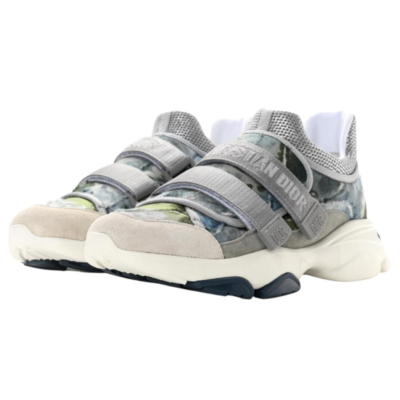 Christian Dior | D-Wander Camouflage Techno Fabric Sneakers