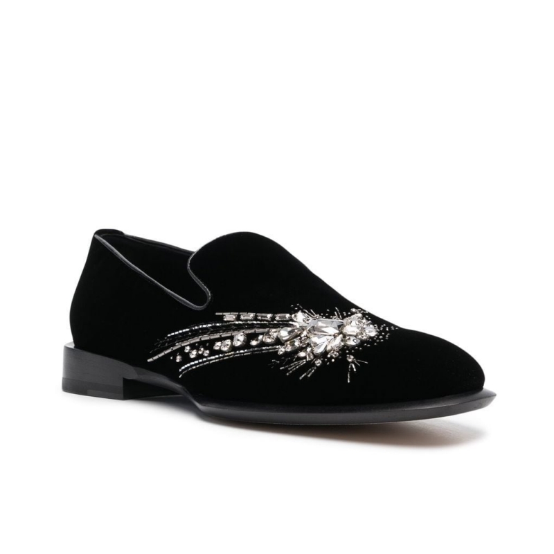 Alexander McQueen Astral Jewel crystal-embellished slippers