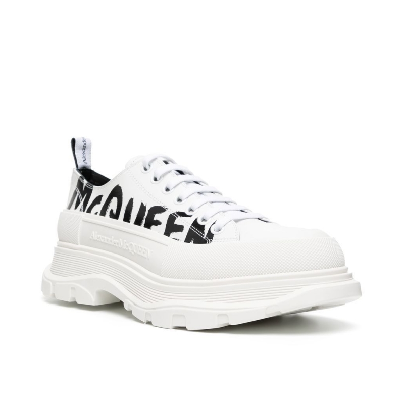 Alexander McQueen Tread Slick Graffiti-print sneakers