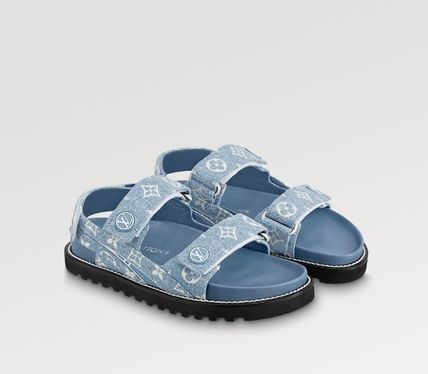 Louis Vuitton | Monogram Rubber Sole Casual Style Elegant Style Logo Sandals