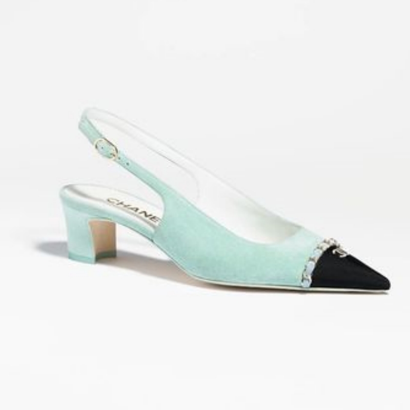 CHANEL | Casual Style Suede Bi-color Chain Plain Party Style