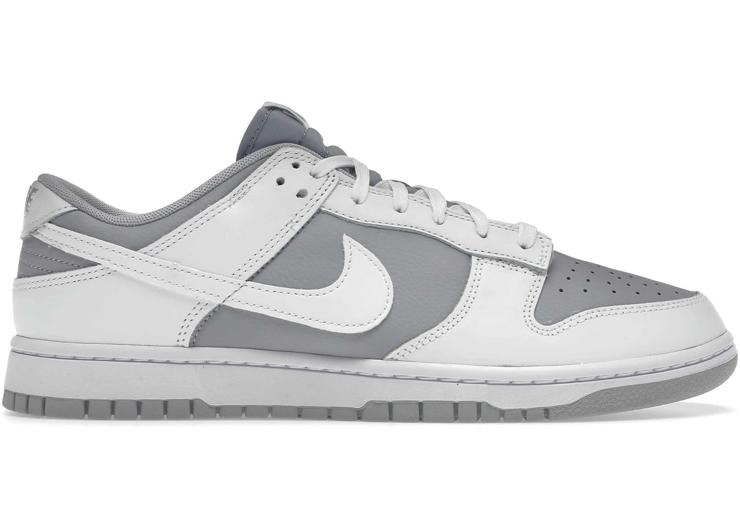 nike dunk low white grey
