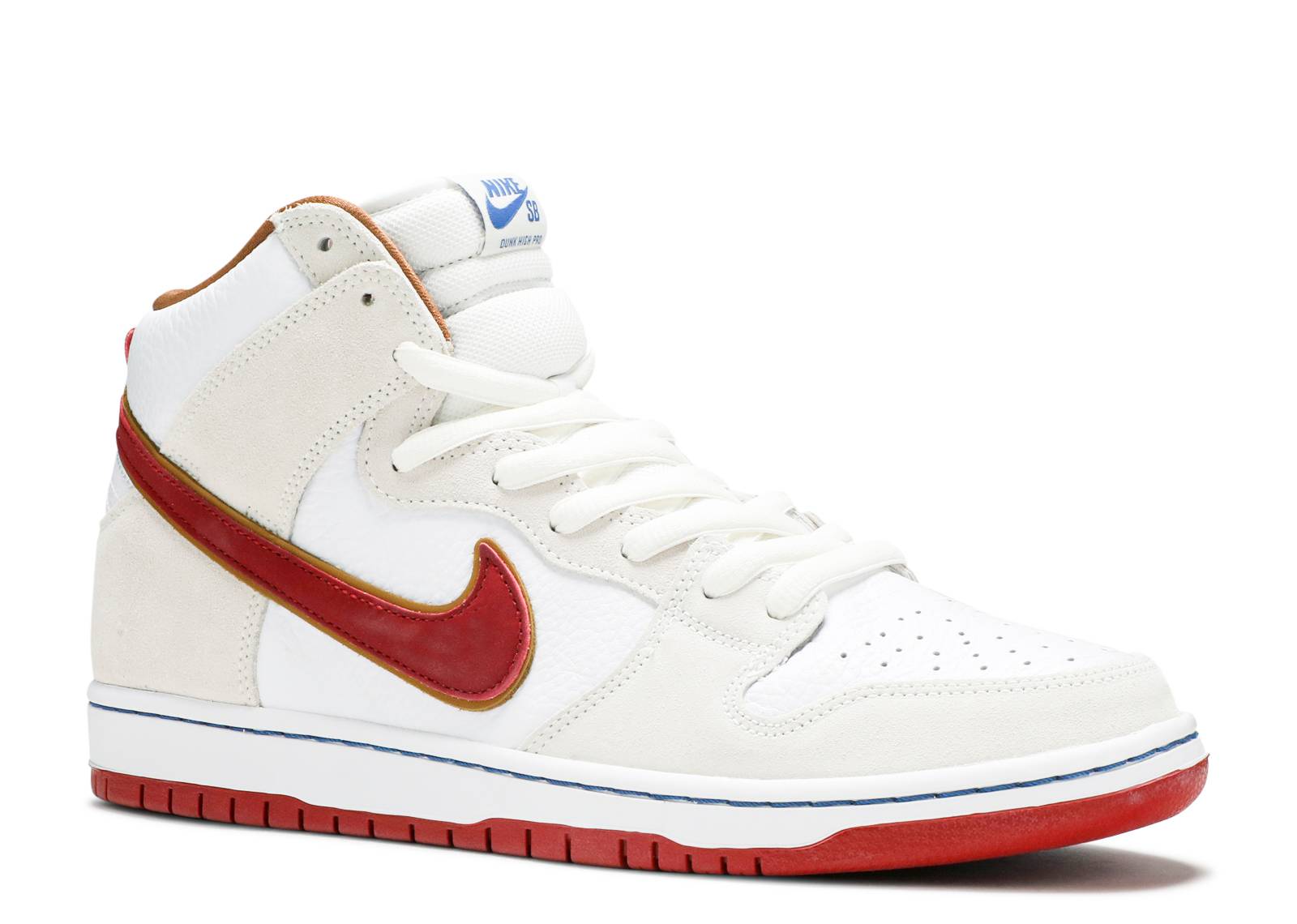 Nike SB Dunk High Sail Bright Crimson
