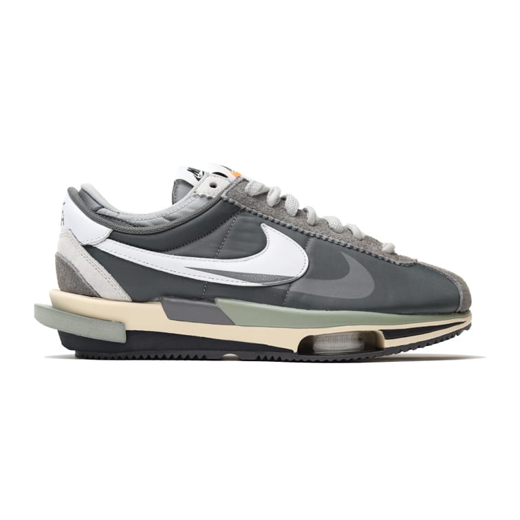 Sacai x Nike Zoom Cortez 4.0 Dark Grey White Green