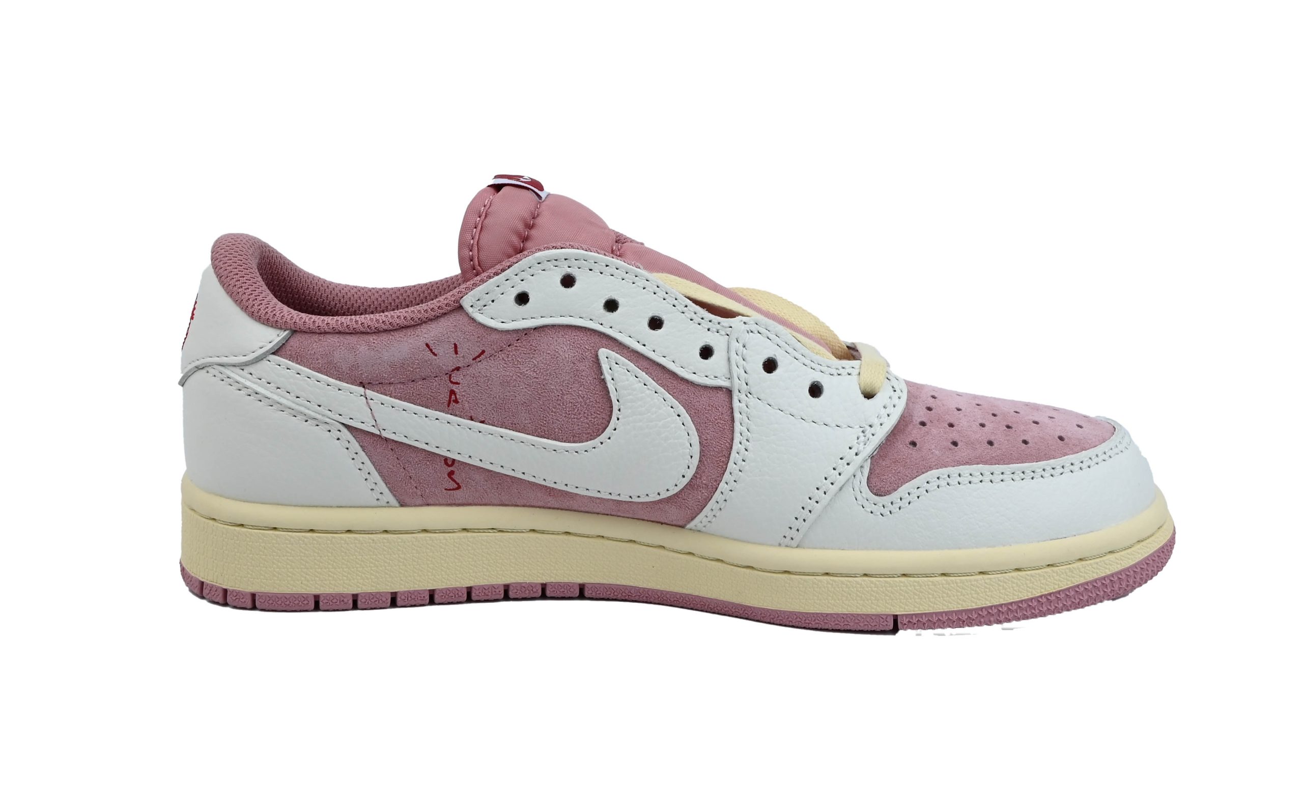Travis Scott x Air Jordan 1 Low Sail/Shy Pink