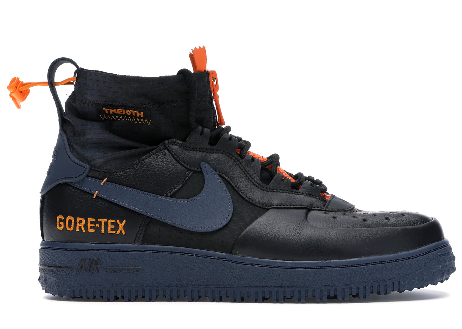 Nike Air Force 1 Winter Gore-tex Black Bright Ceramic Thunder Blue
