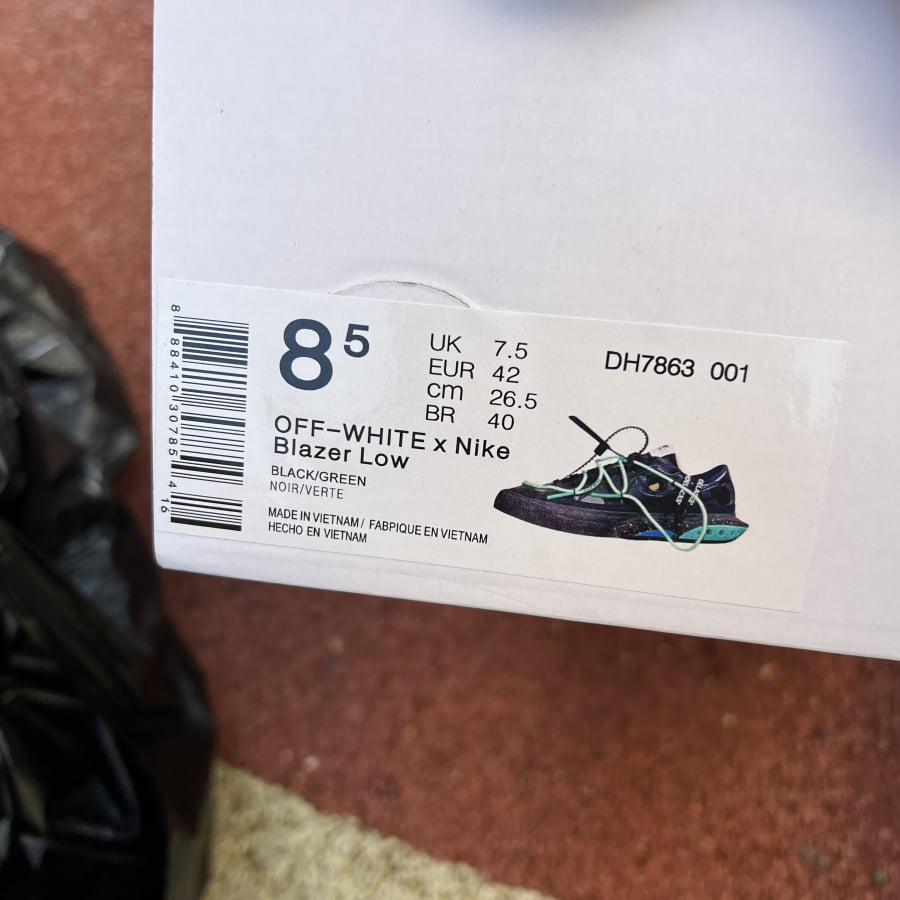 Nike Blazer Low 77 Off-White Electro Green