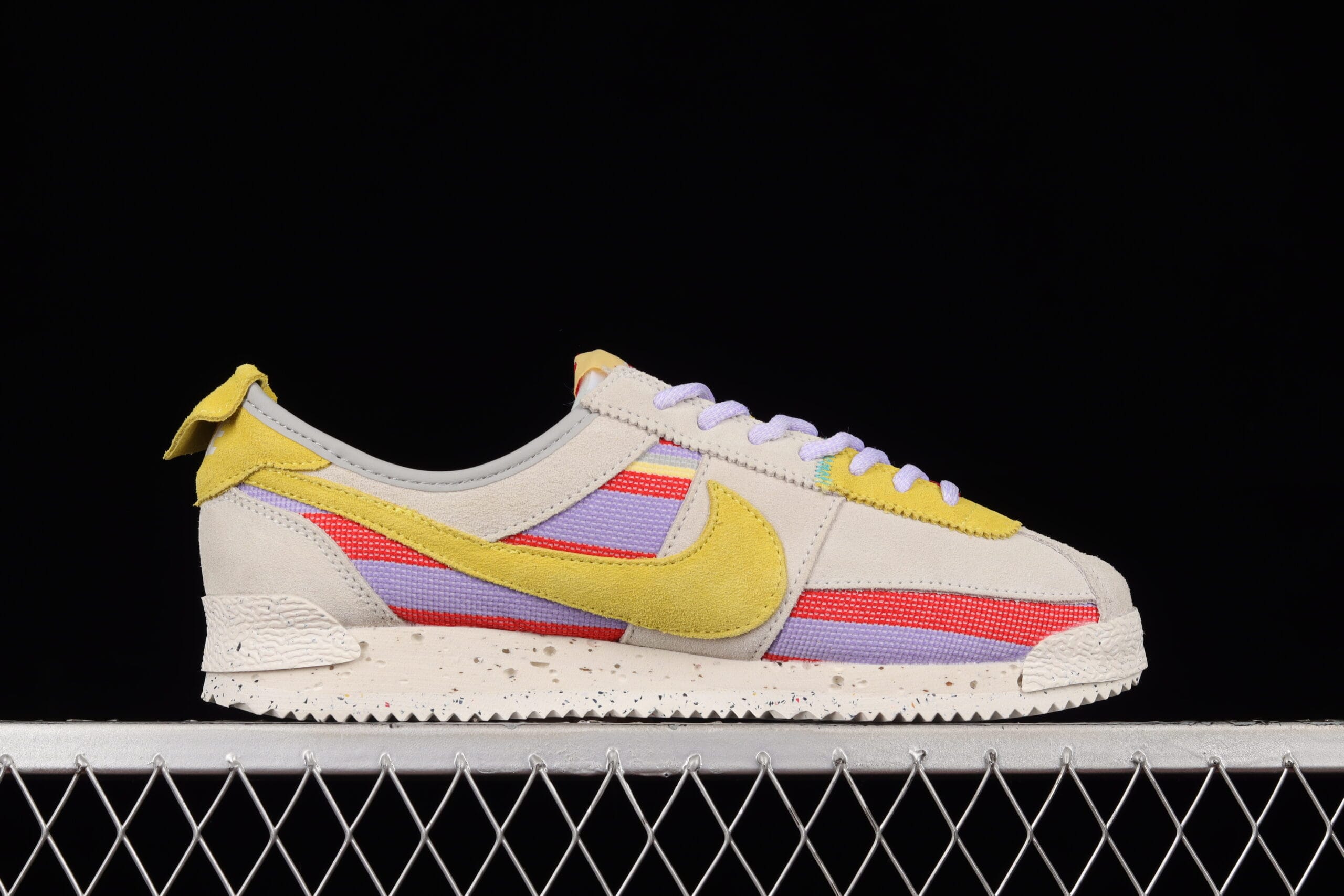 Union x Nike Cortez Yellow Purple Red