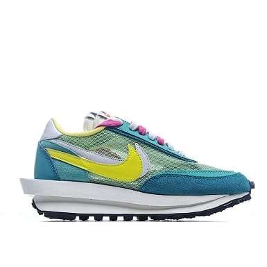 Nike LDV Waffle, Sacai Blue Green Yellow White