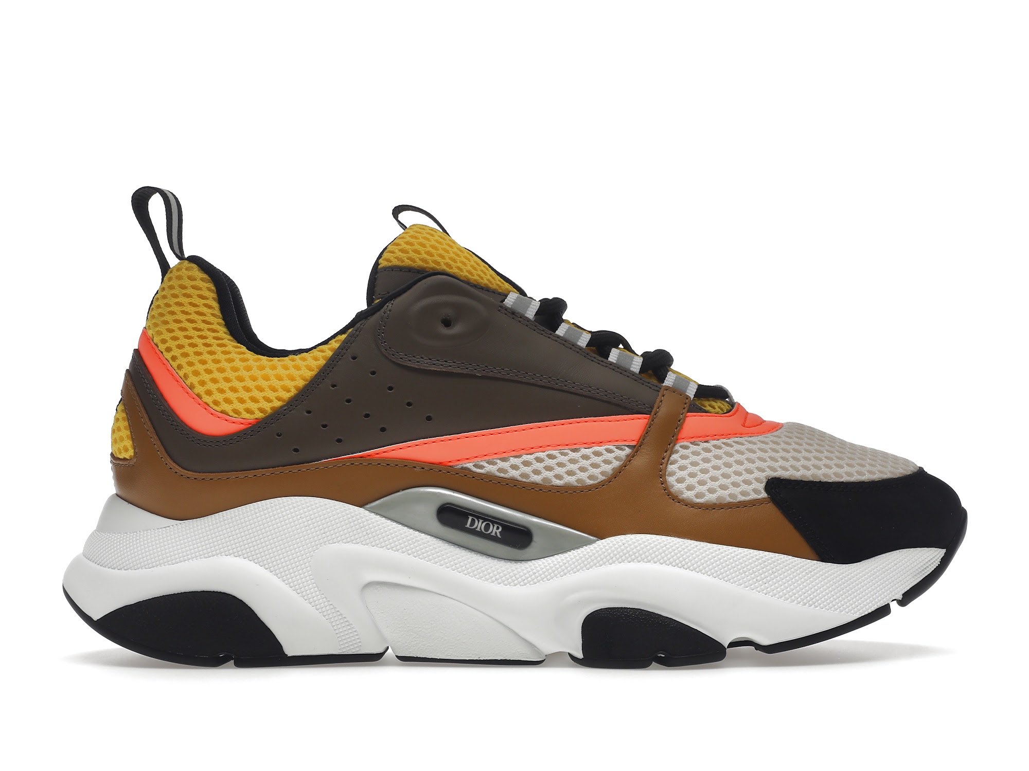 DIOR B22 Sneaker Yellow White Ebony Camel