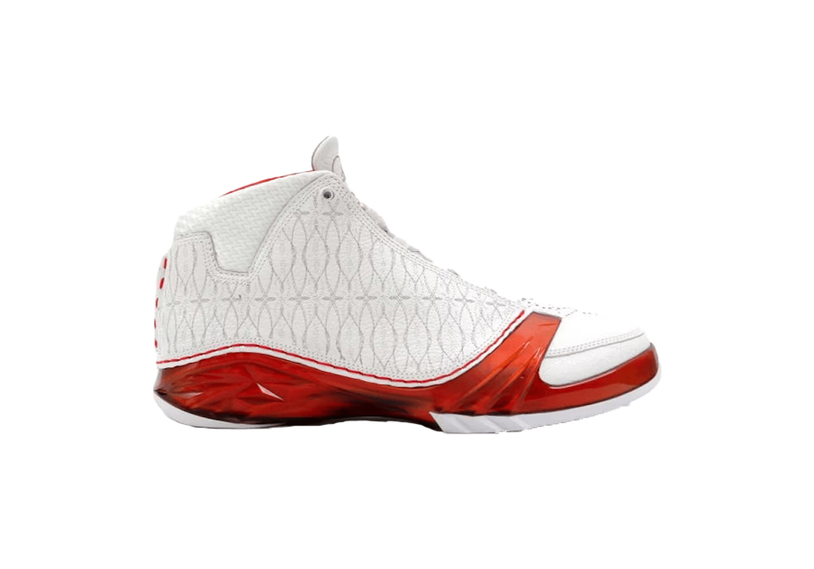 Jordan 23 White Varsity Red