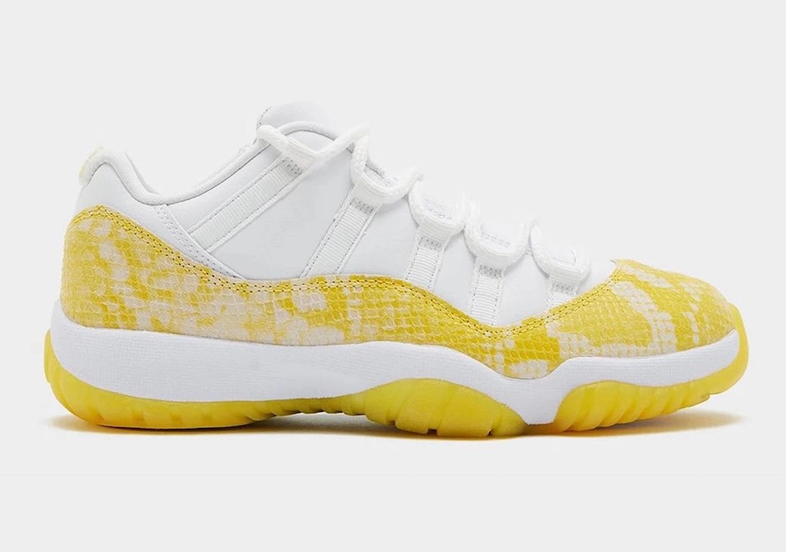 Air Jordan 11 Low Yellow Snakeskin