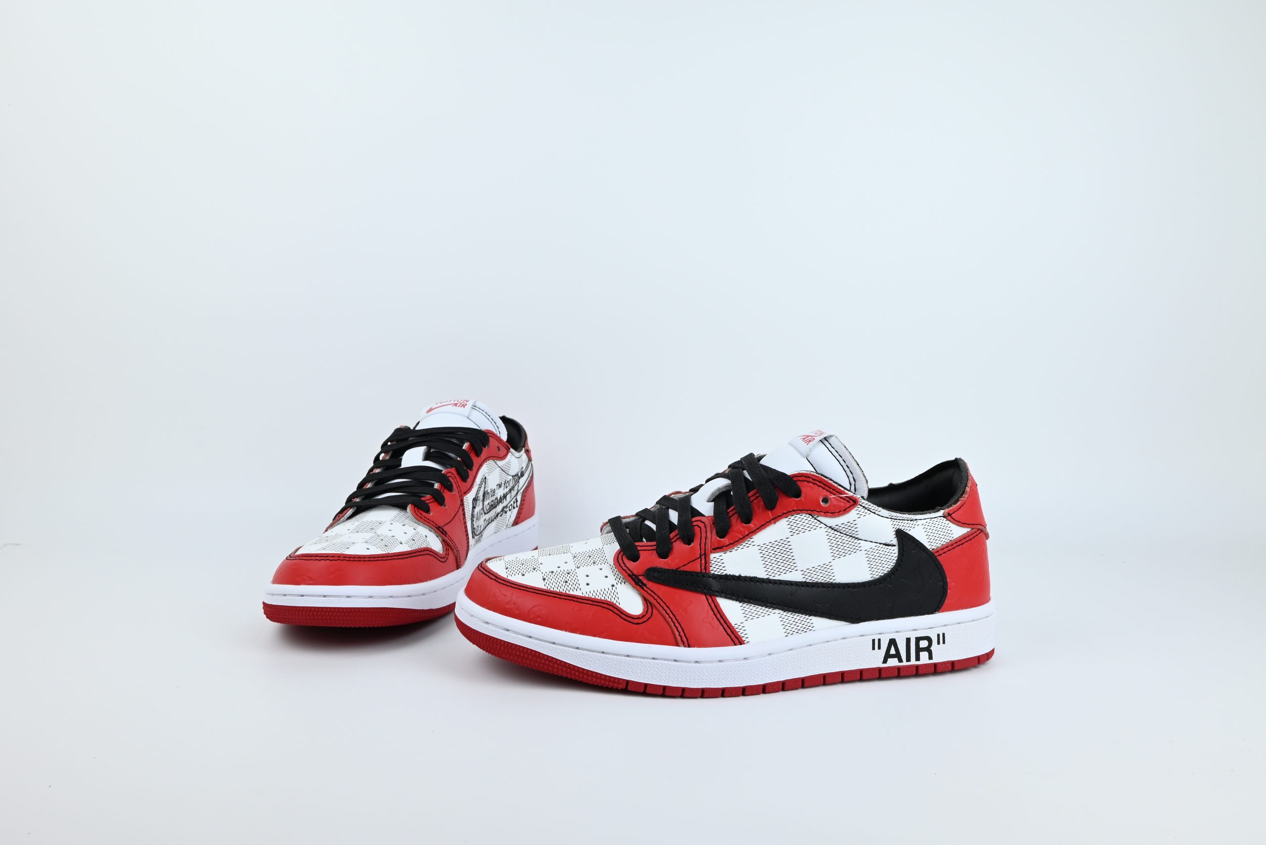 Travis Scott x Air Jordan 1 Retro Low Custom Red