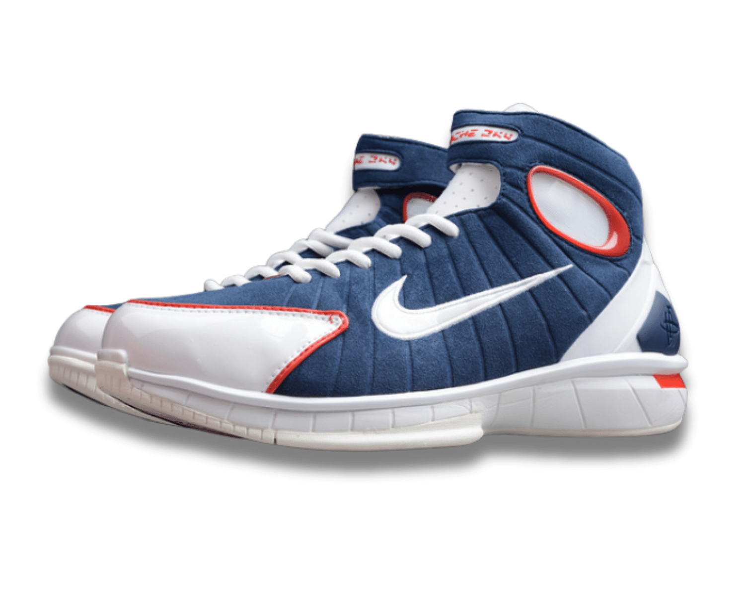 Nike Air Zoom Huarache 2k4 Olympic White Navy
