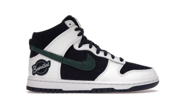 Nike Dunk High Sports Specialties White Navy