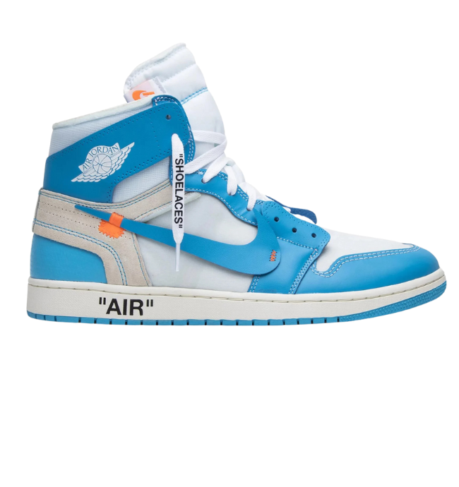 Air Jordan 1 Retro High Off-White University Blue Extended Size